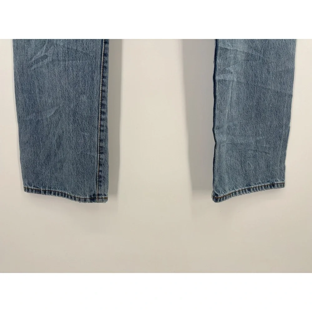 Levis 501 Men's 36x32 Jeans Faded Distressed Y2K era Grunge-Working Blue Denim